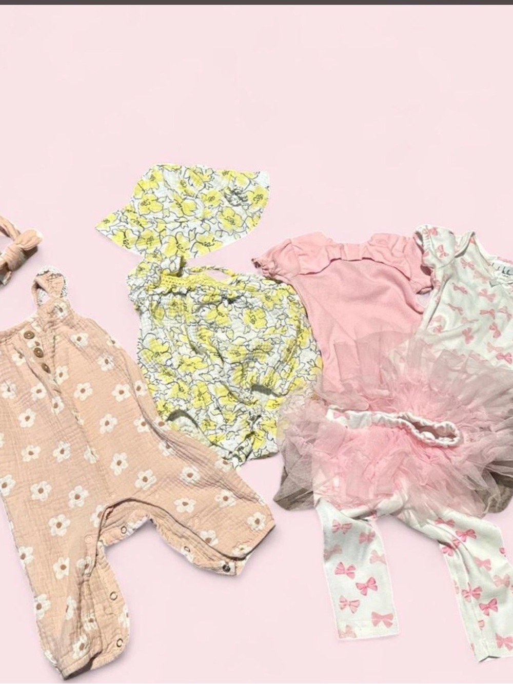 Baby Girl Bundle of Pink Tulle Ballet Outfit for Girls and more - Pink